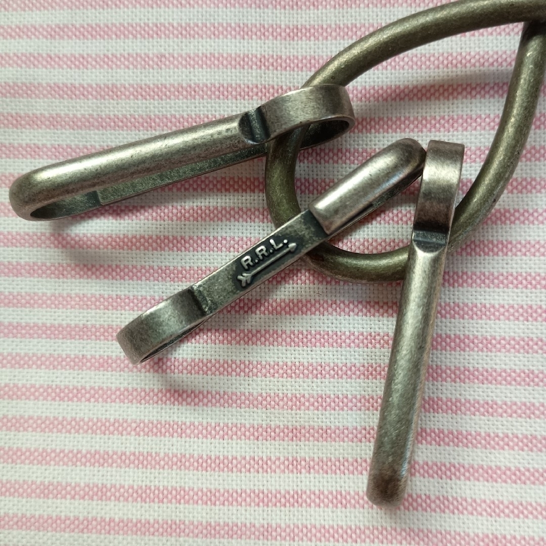 RRL - RRL（ダブルアールエル）ツールドレザー キーフォブ