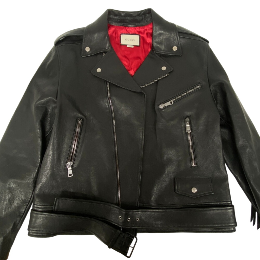 GUCCI - グッチ GUCCI ライダースジャケット TIGER EMBROIDERED BIKER