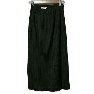 PLEATS PLEASE ISSEY MIYAKE（ロングスカート ・ グリーン・カーキ