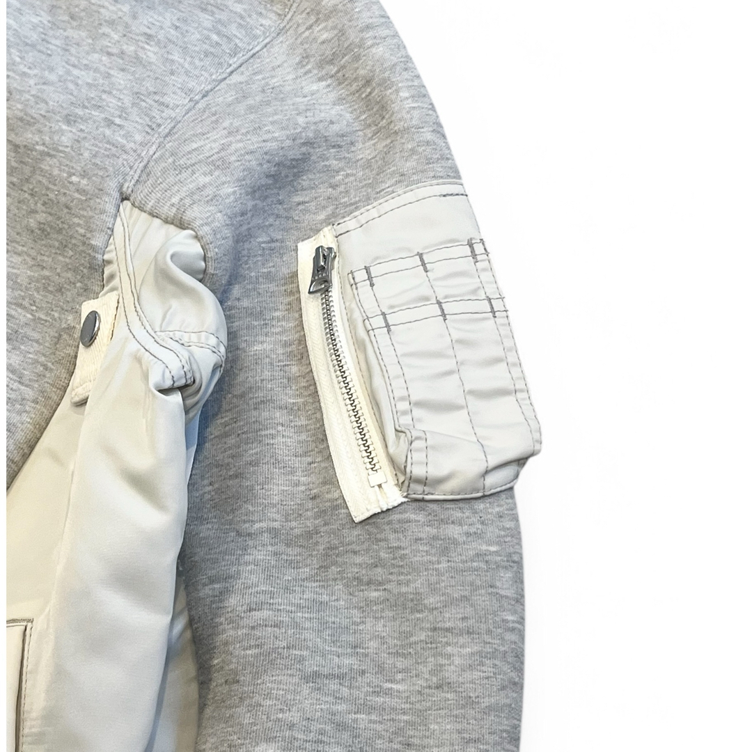 sacai - SACAI Sponge Sweat X Ma-1 Zip Up Hoodieの通販 by BUNECT