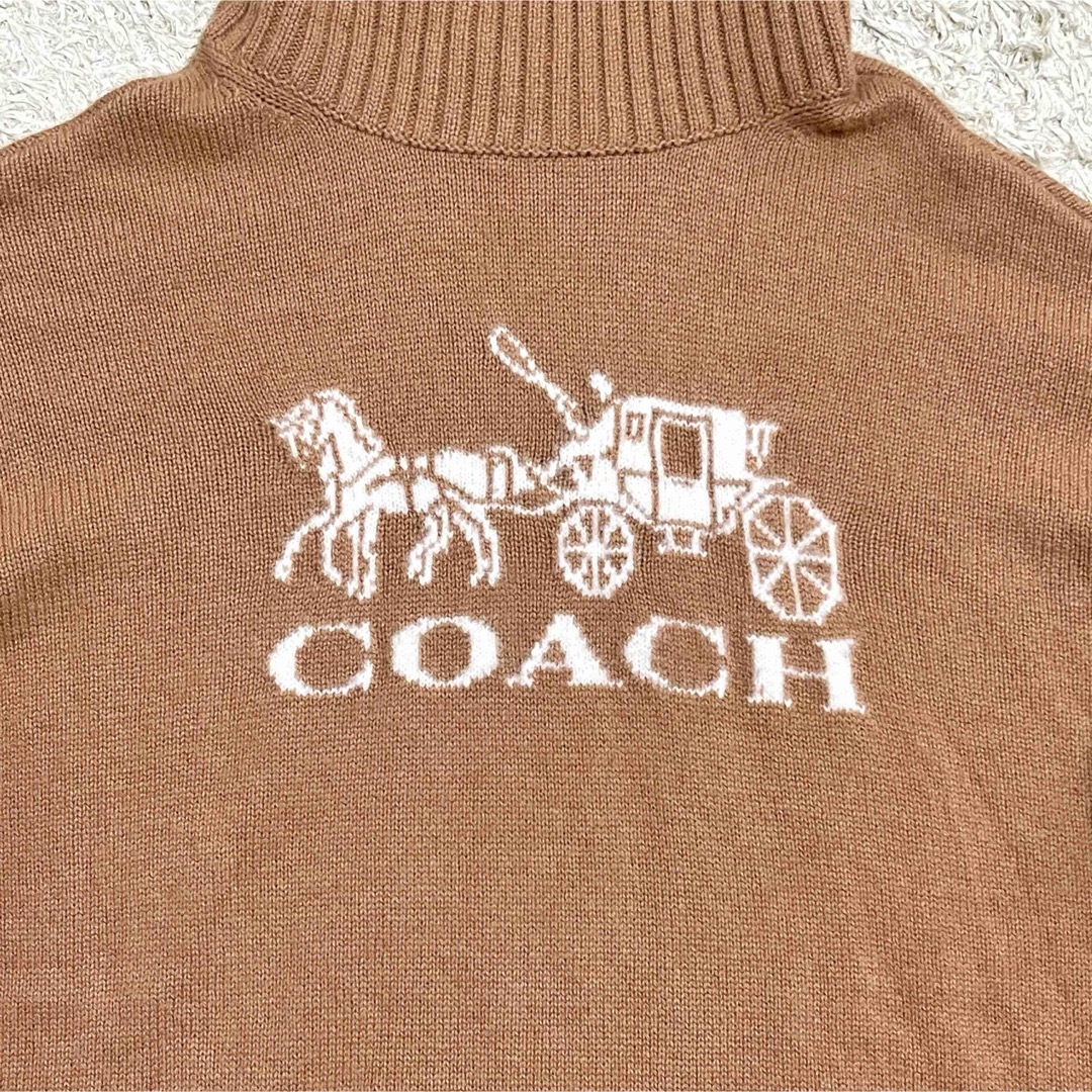 COACH - コーチ カシミヤ混 オーバーサイズド タートルネック ニット