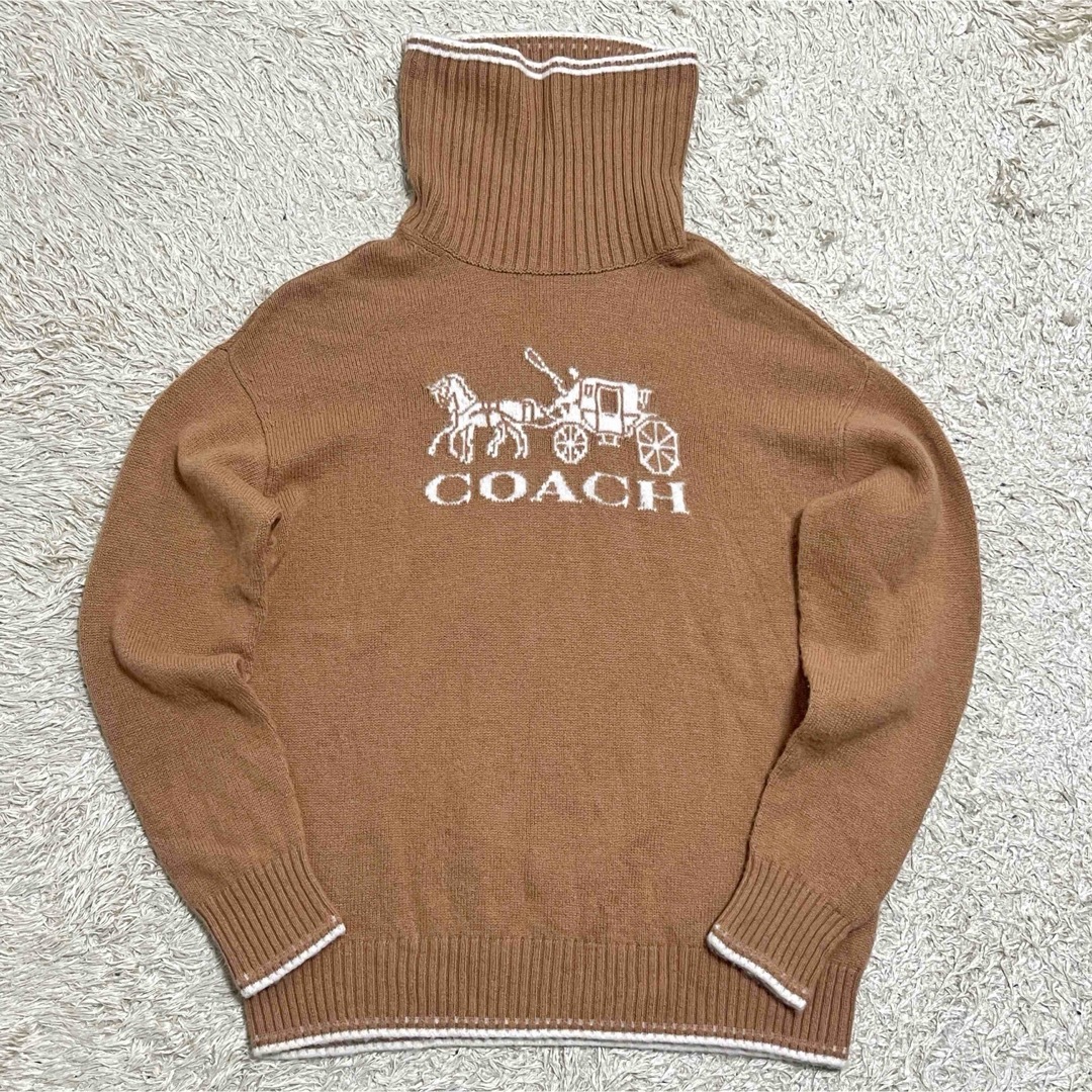 COACH - コーチ カシミヤ混 オーバーサイズド タートルネック ニット