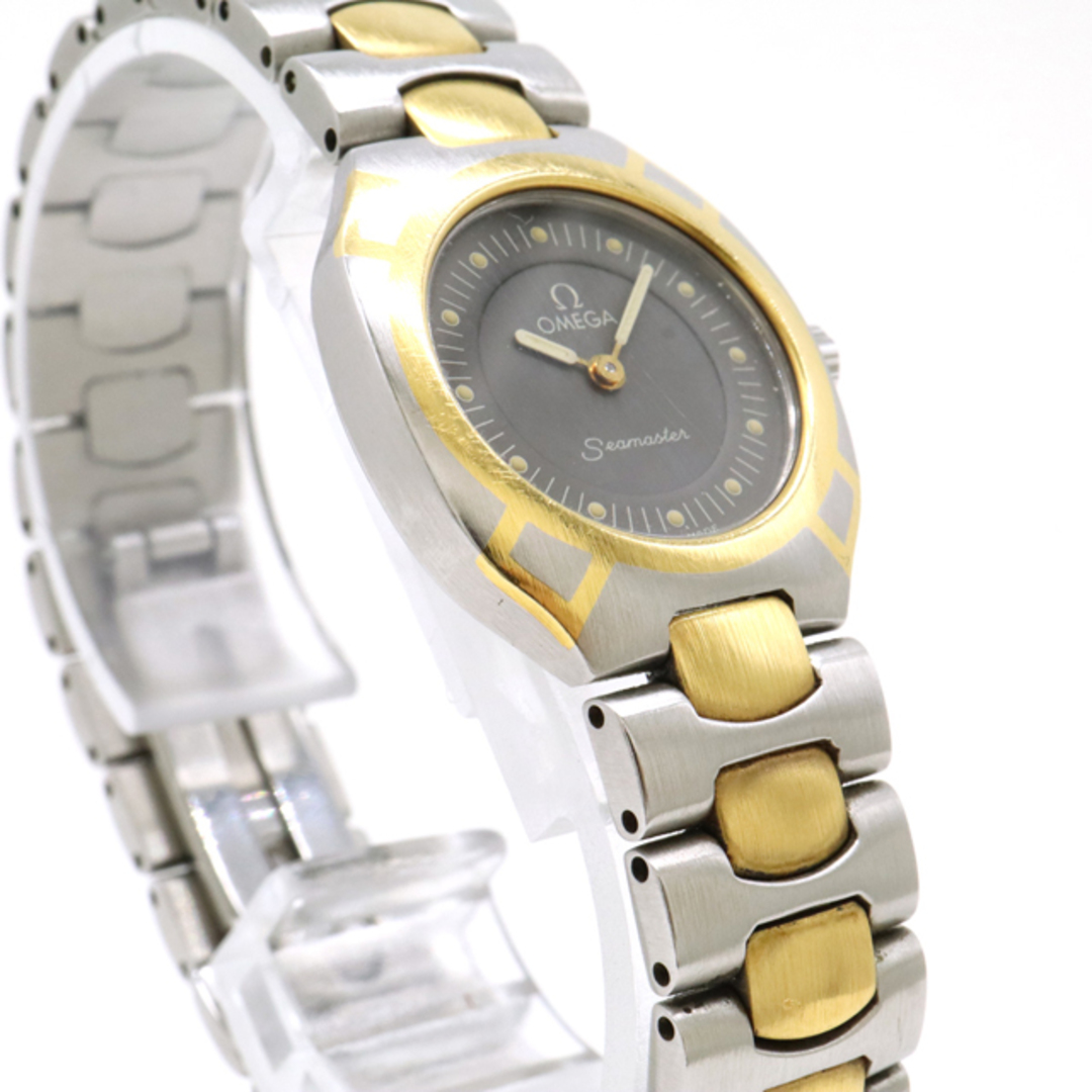 OMEGA - OMEGA オメガ シーマスター ポラリス グレー文字盤 SS YG