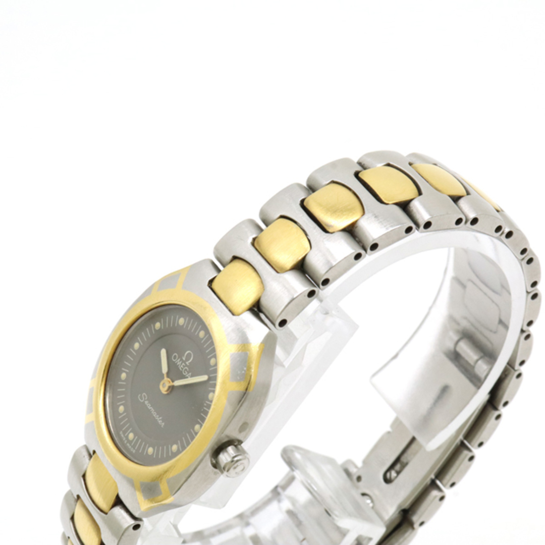 OMEGA - OMEGA オメガ シーマスター ポラリス グレー文字盤 SS YG