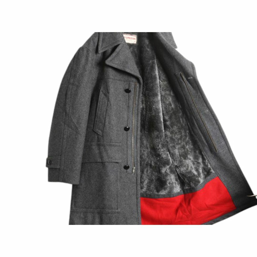 60s USA製 マクレガー ウール ロング コート メンズ M 程 古着