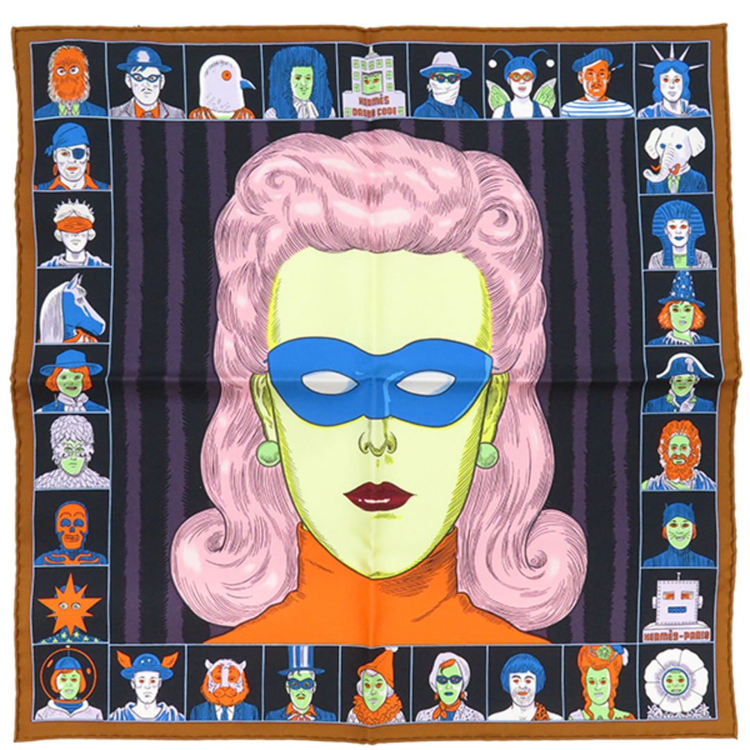 HERMES - エルメス HERMES スカーフ カレ45 CARRE ガヴロッシュ シルク