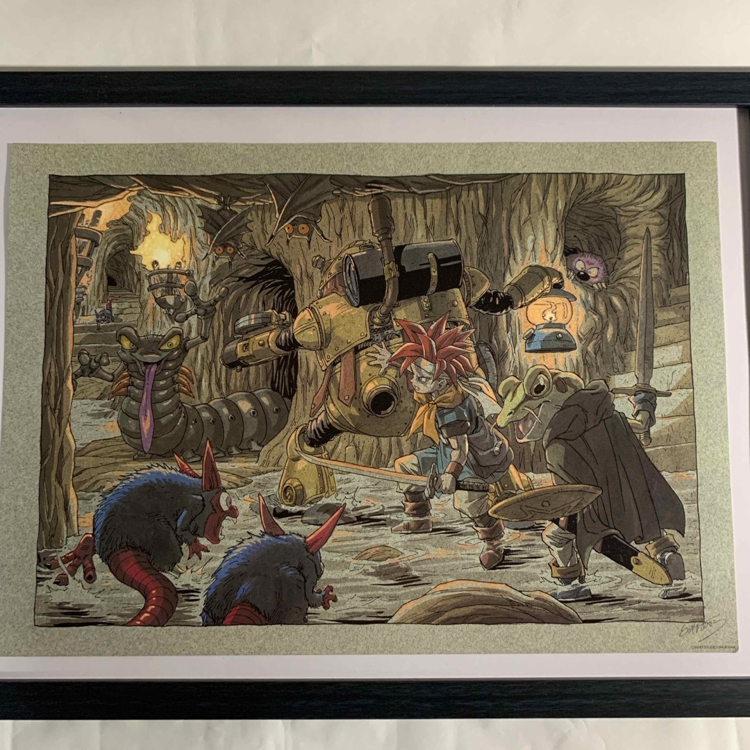 貴重】鳥山明の世界展/クロノトリガー/複製原画/ポスター/1995年の通販