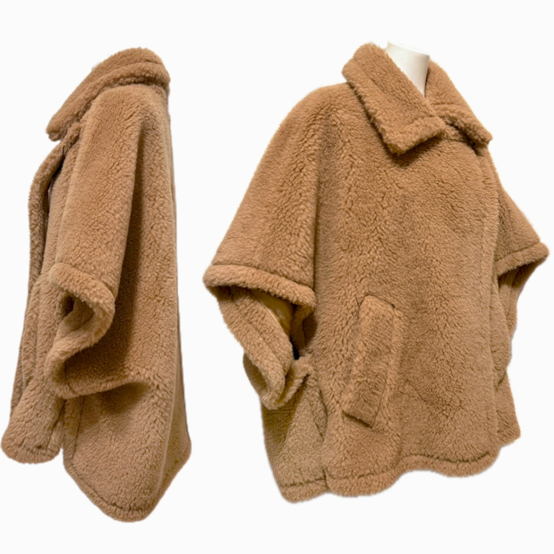 Max Mara - 新品マックスマーラMaxMaraテディベアケープ テべ ポンチョ