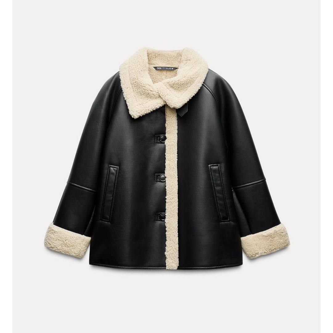 ZARA - ZARA リバーシブルフェイクレザージャケット 新品未使用 XSの