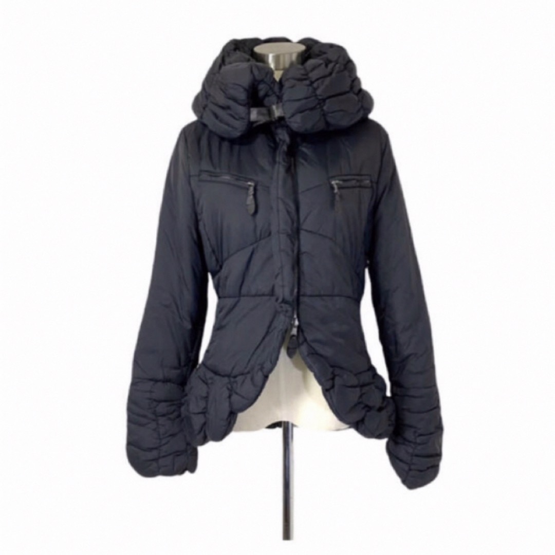 フランス ふかふかダウンジャケットプレゼント♡襟元アレンジ4wayの