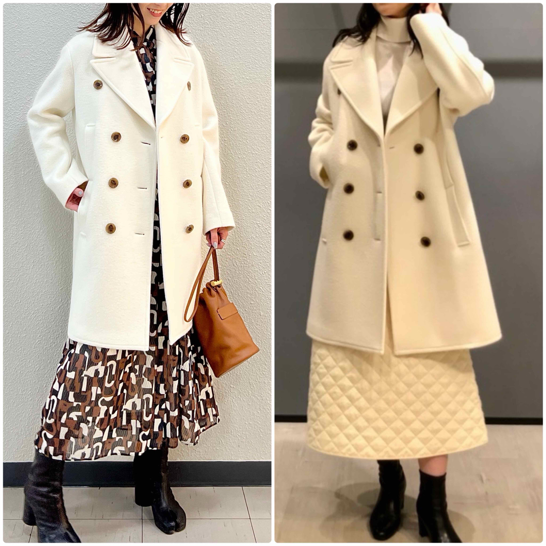 Theory luxe - theory luxe 23AW オーバーサイズ ウールピーコート