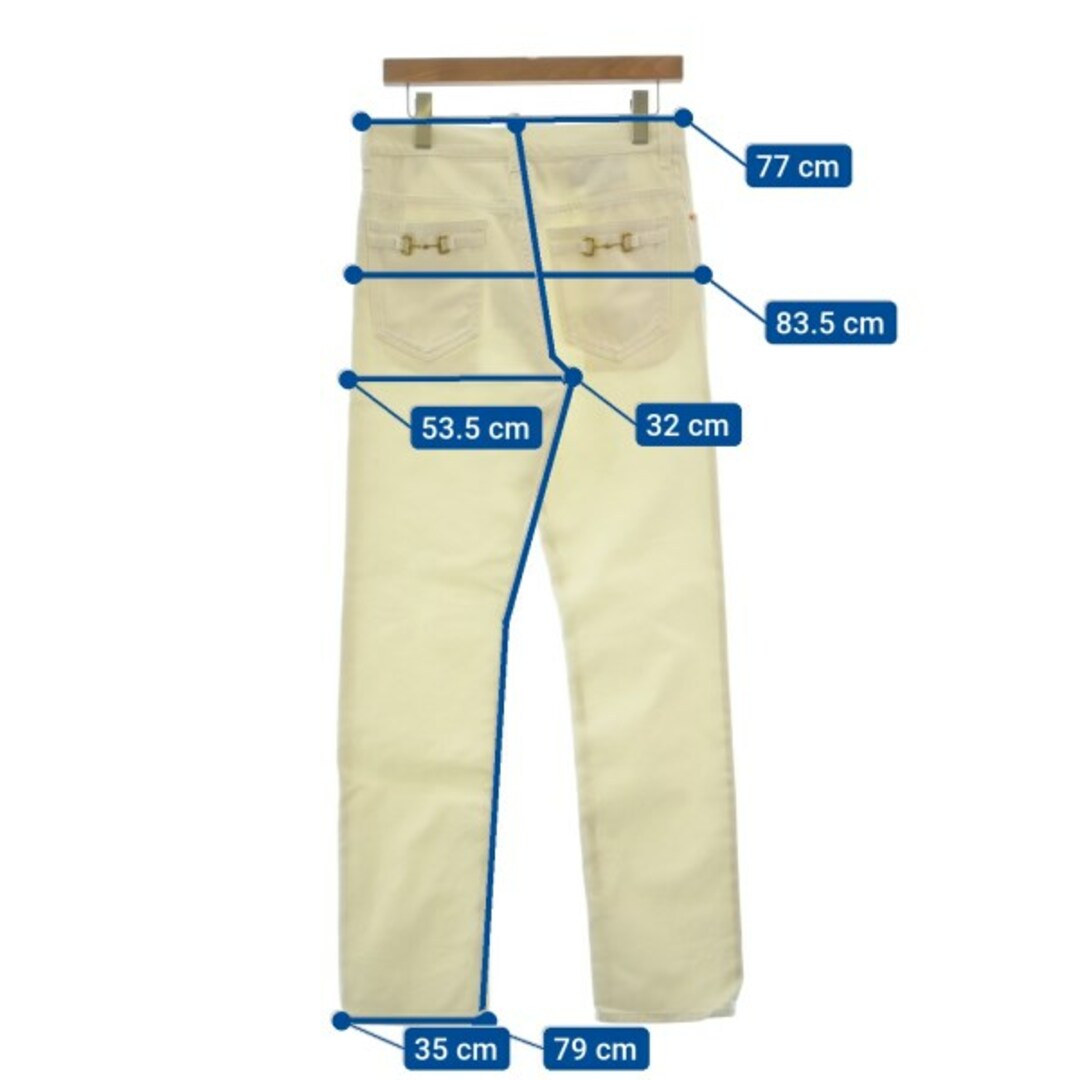 GUCCI - GUCCI グッチ デニムパンツ 30(M位) 白(デニム) 【古着