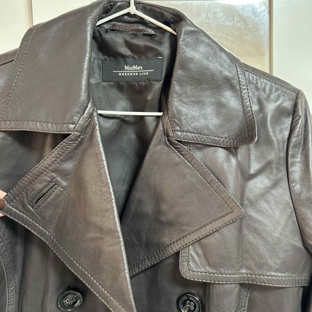 Weekend Max Mara - max mara レザージャケットの通販 by vanilla's