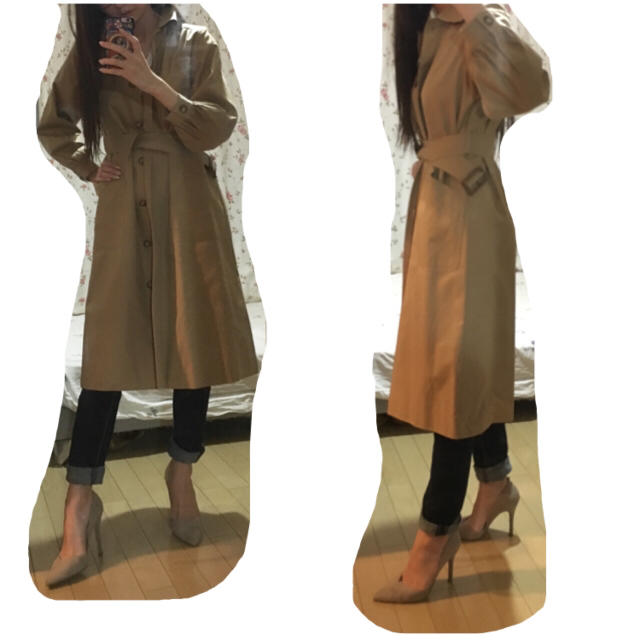 SAINT LAURENT - イヴサンローランスプリングコートの通販 by くまこ