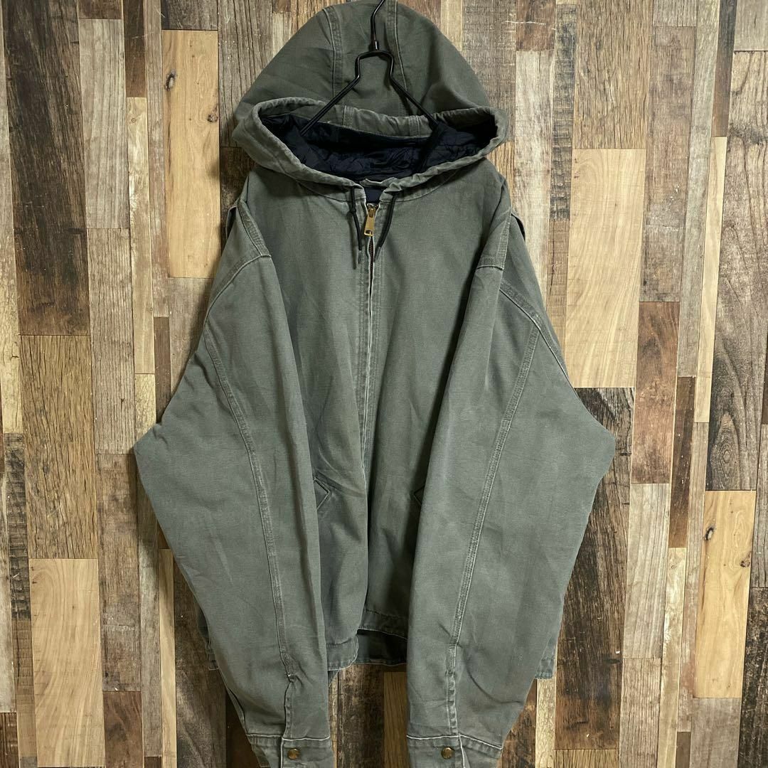carhartt - カーハート アクティブ ジャケット モスグリーン 2XL 古着