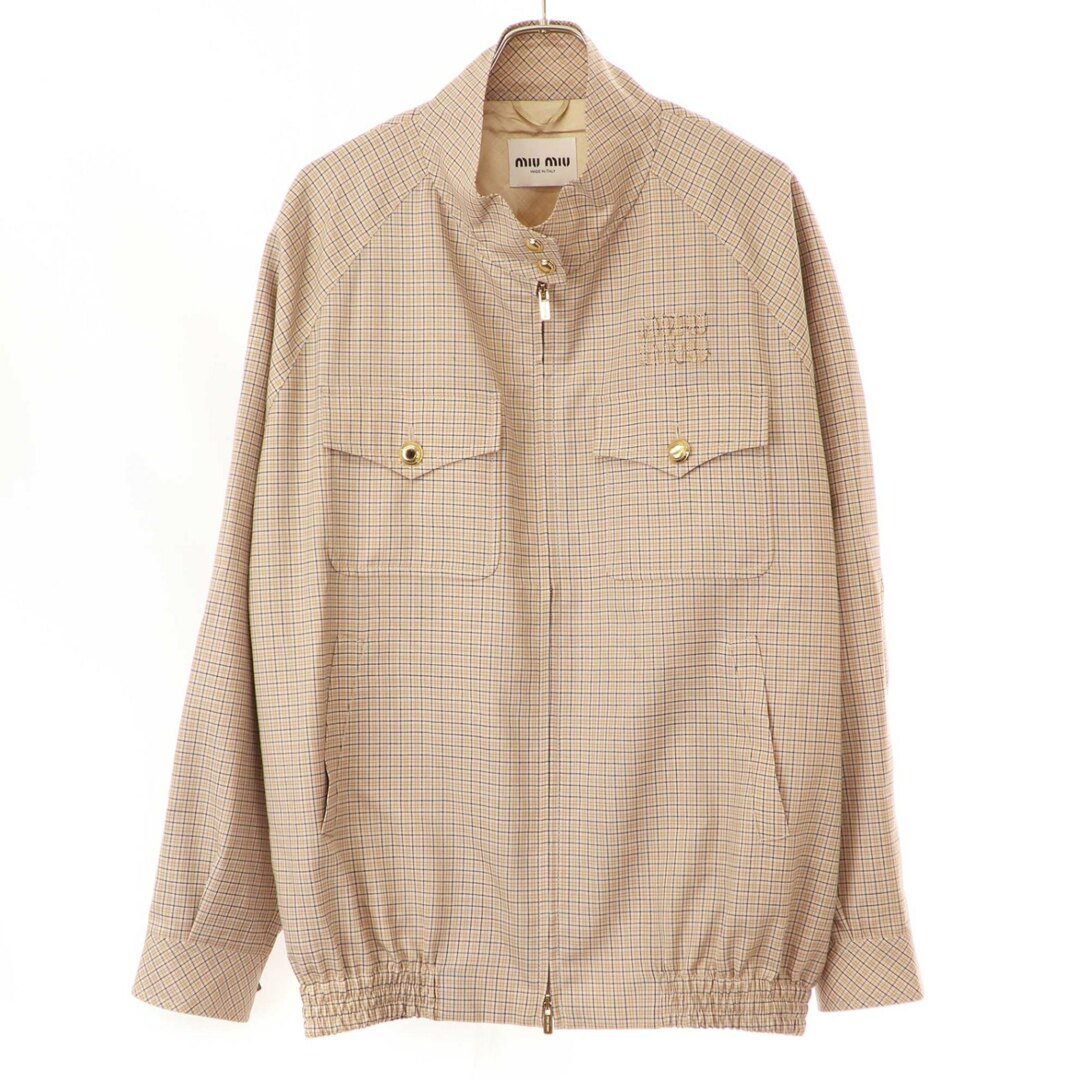 MIU MIU - miu miu ミュウミュウ 23AW Checked Blouson Jacket