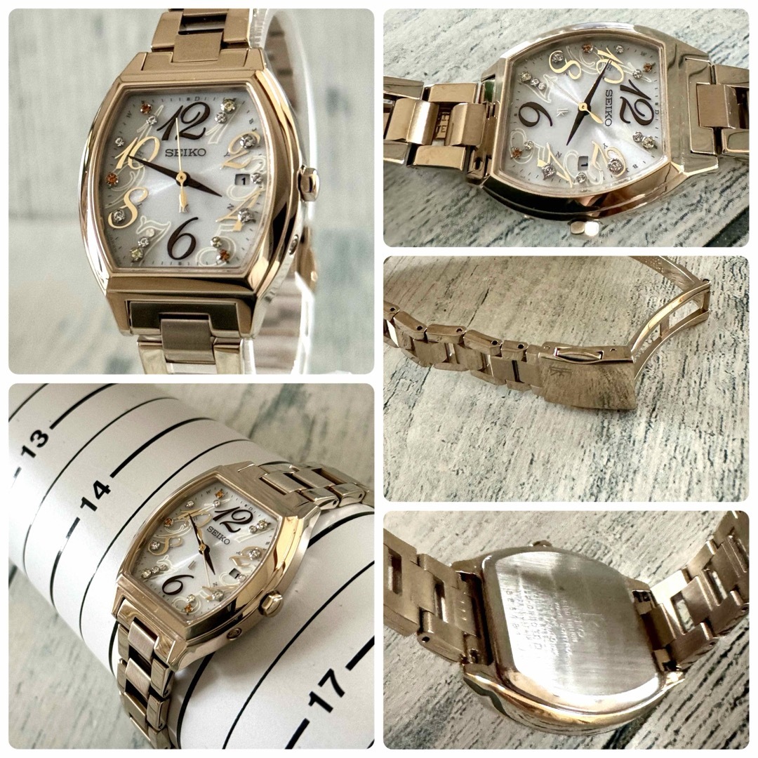 SEIKO - 【限定】SEIKO ルキア 1B22-0BB0 電波ソーラー トノー型の通販