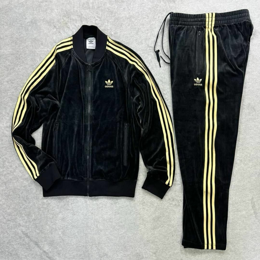 adidas Originals - 新品 adidas Mサイズ ベロア セットアップ