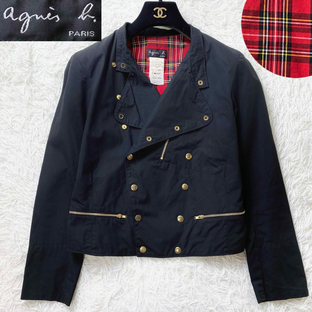 agnes b. - 6希少！ アニエスベー ナポレオン ジャケット 裏地 赤