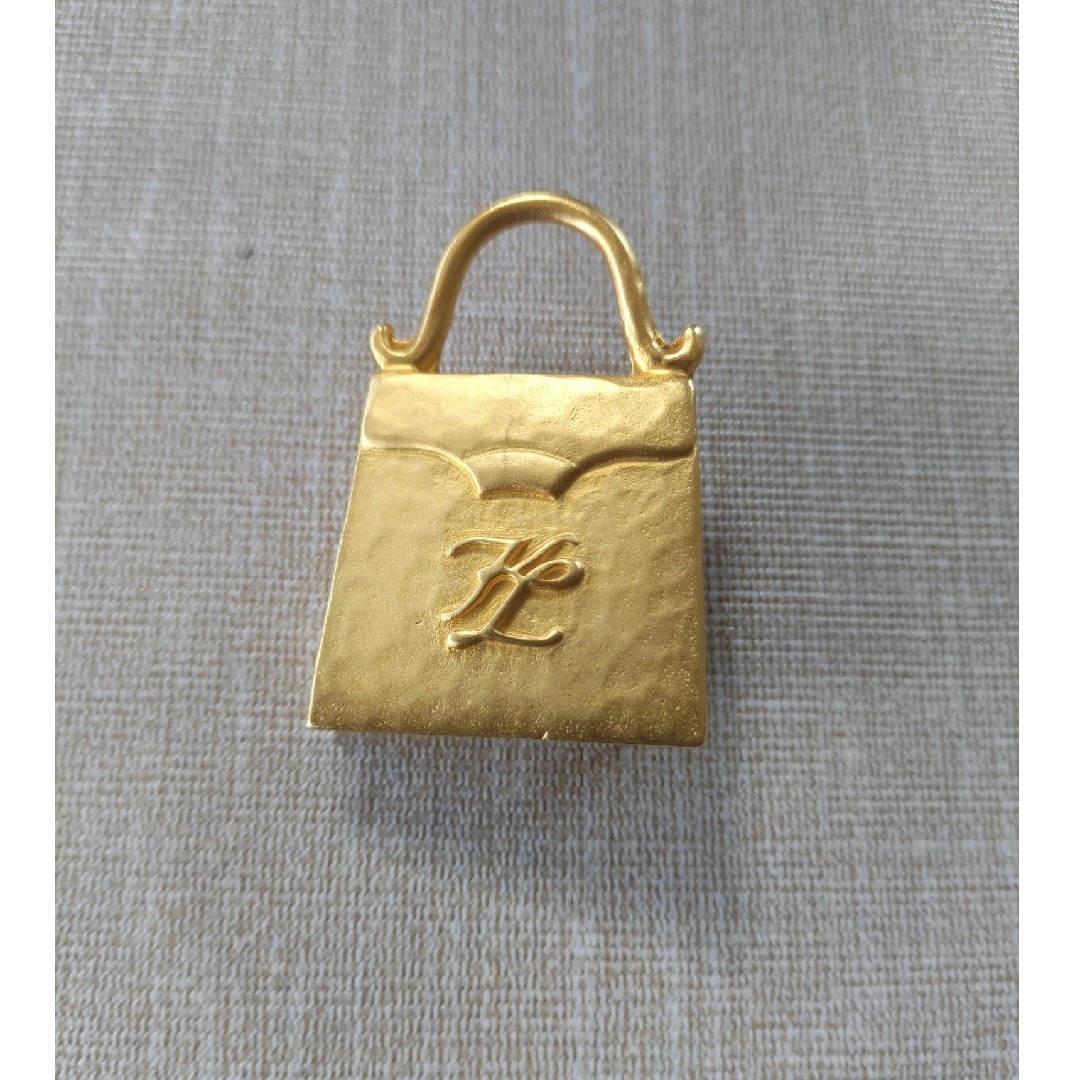KARL LAGERFELD カールラガーフェルド ブローチ B174 美品ヴィンテージ