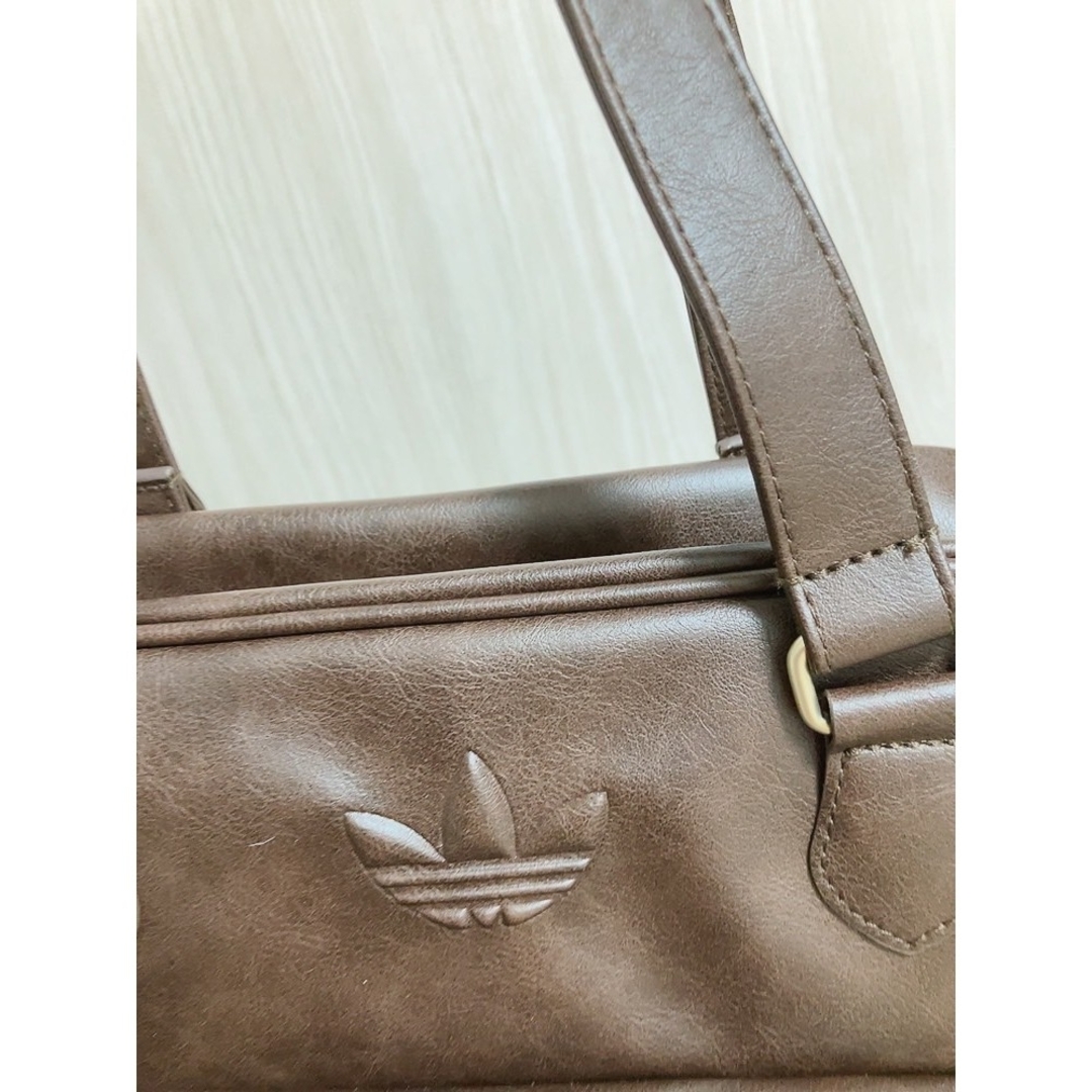 adidas - 新品 希少 adidas RS ARCH SHL/レザーハンドトートバック 茶