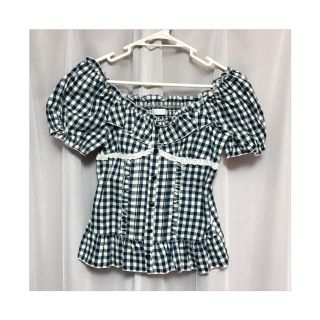 LIZ LISA（ギンガムチェック ・ シャツ/ブラウス(半袖/袖なし)）の