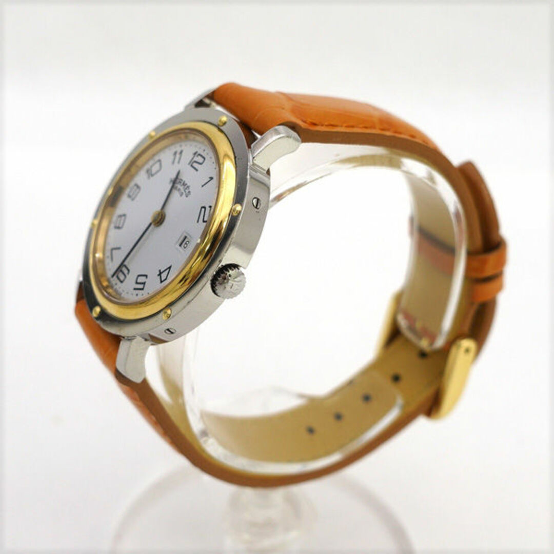 HERMES - HERMES / エルメス ◇クリッパー デイト ボーイズ 腕時計