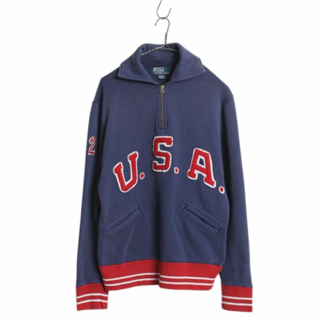 Ralph Lauren - 00年代 ポロ ラルフローレン 襟付き スウェット メンズ