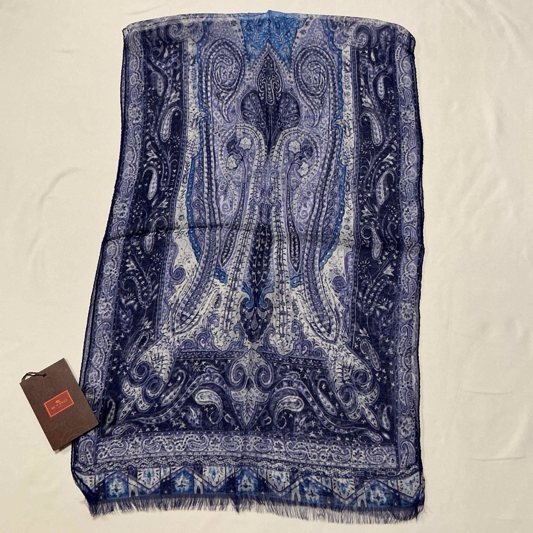 ETRO - 洗練されたデザイン ETRO 正規品 ペイズリー スカーフ ショール