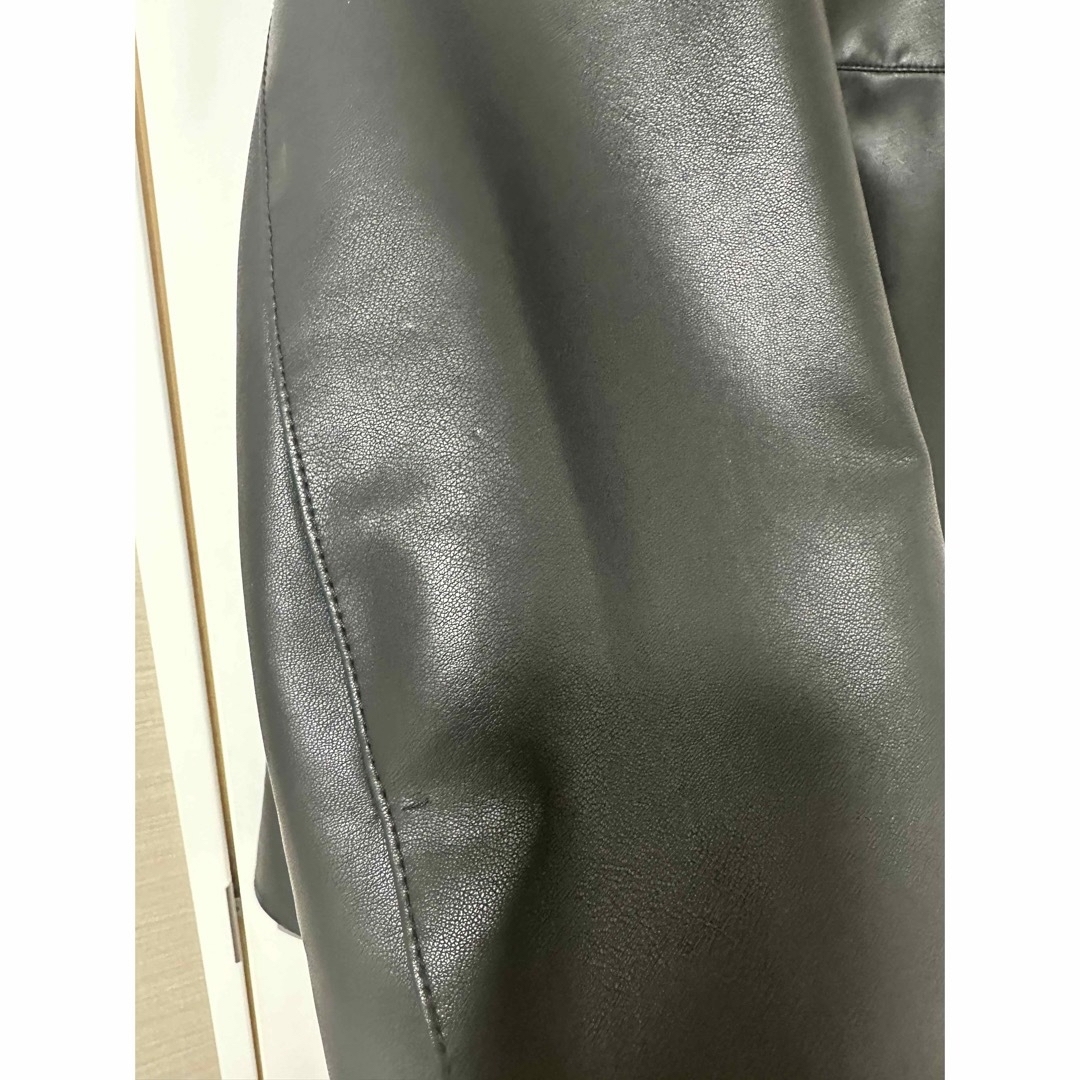 ETRE TOKYO - ETRE TOKYO フェイクレザーオーバーサイズブルゾンの通販