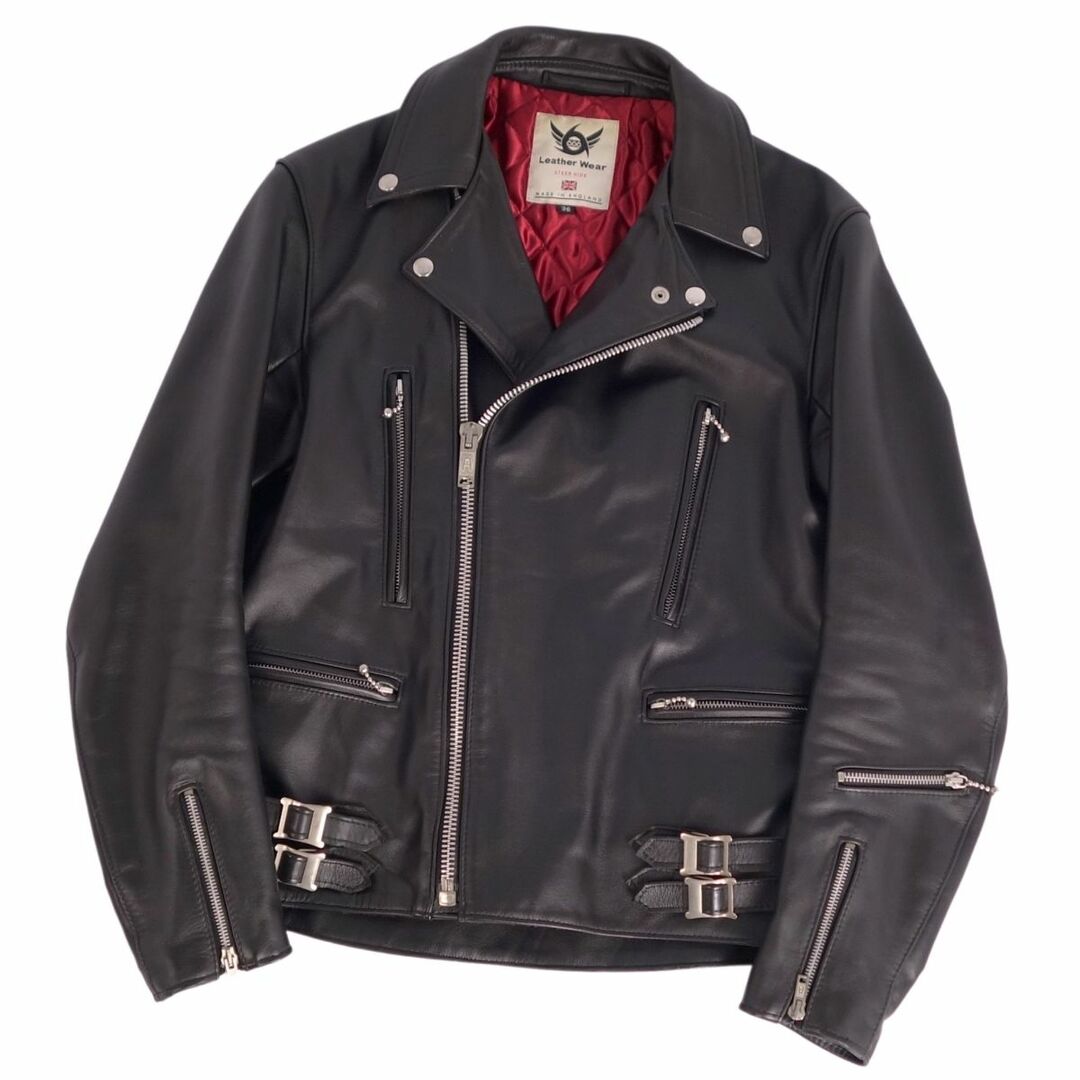 美品 トリプルシックス ロクロクロク 666 レザージャケット ダブル