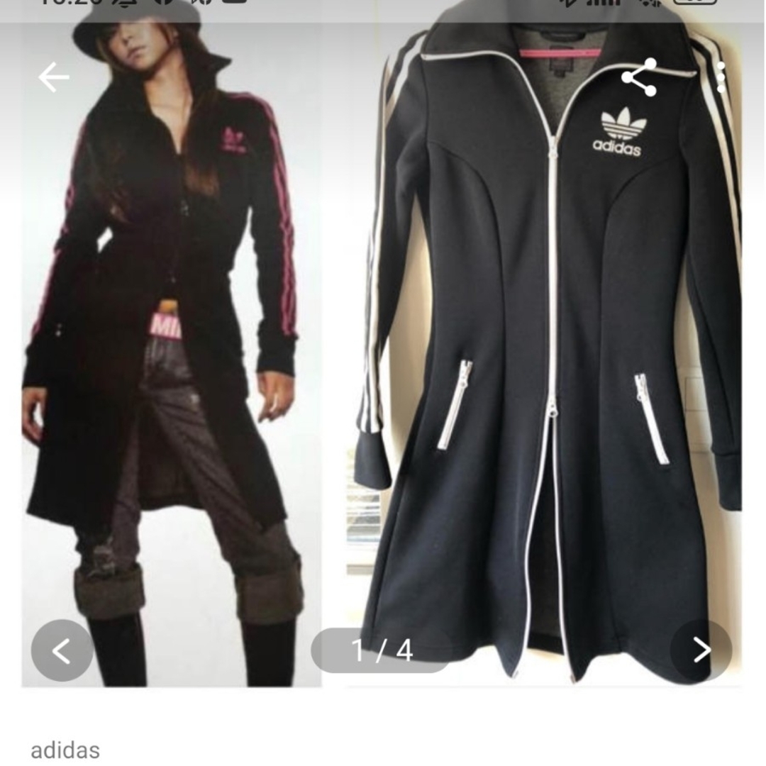 adidas - レア 安室奈美恵 アディダス ジャージ ワンピース 黒の通販