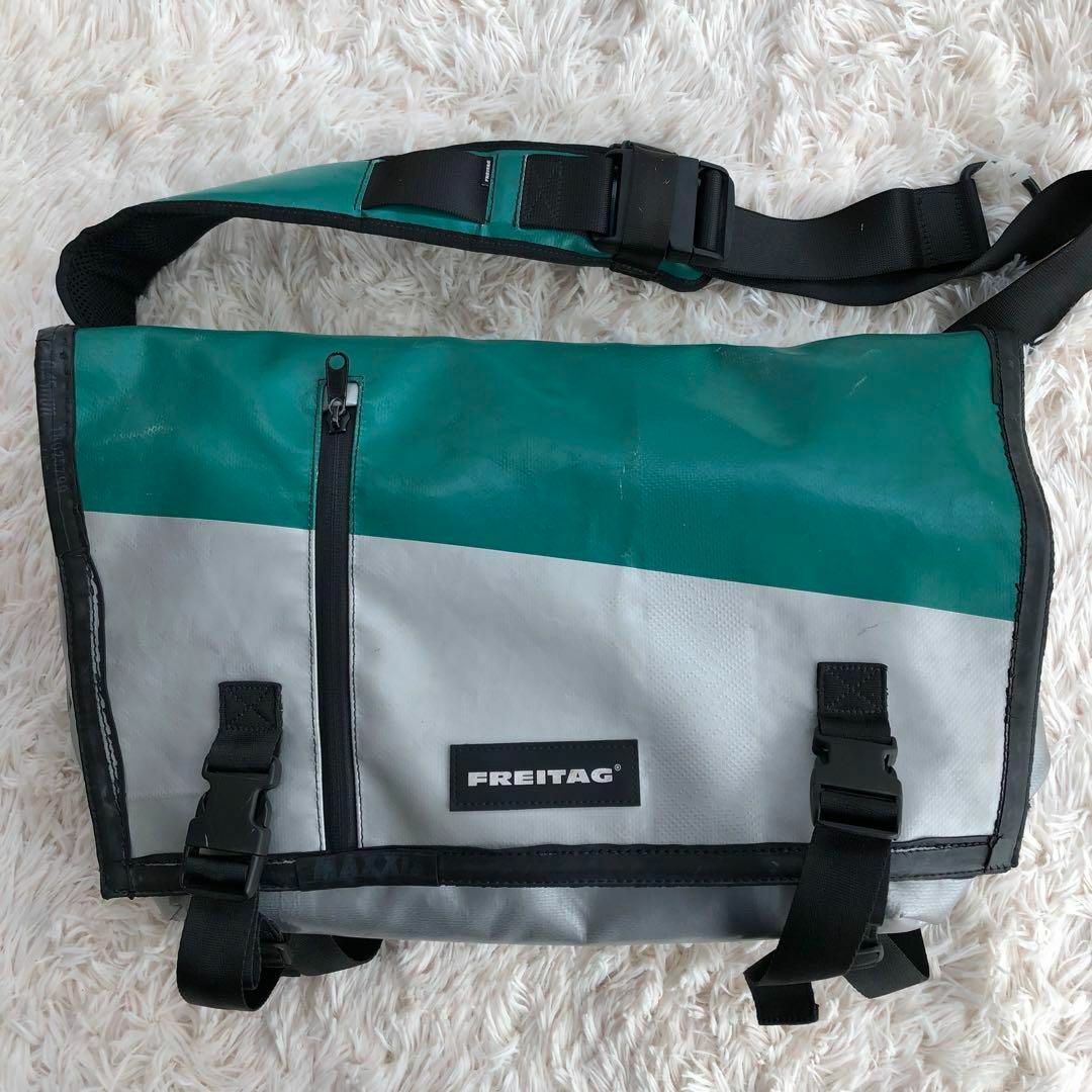 FREITAG - FREITAGフライターグメッセンジャーバッグF18 REXシルバー