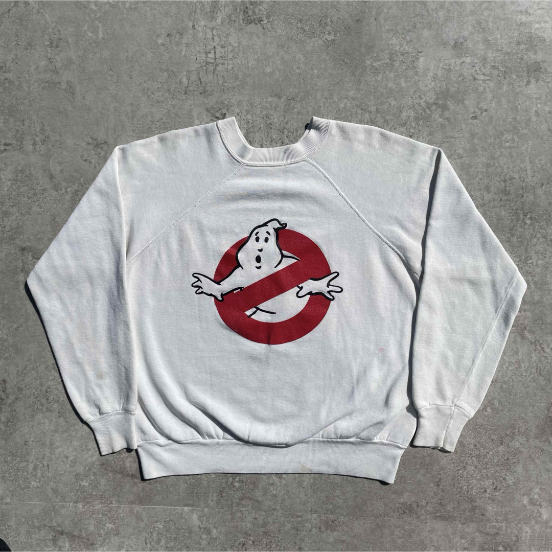 VINTAGE - 80s ゴーストバスターズ スウェット ロゴ プリント M 当時の