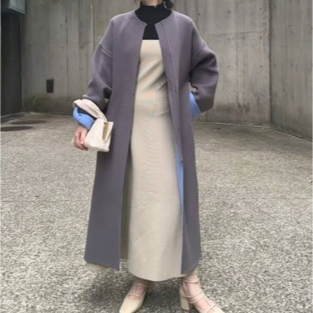 FRAY I.D - 【FRAY I.D】カシミヤ混BALLIリバーコートの通販 by m's