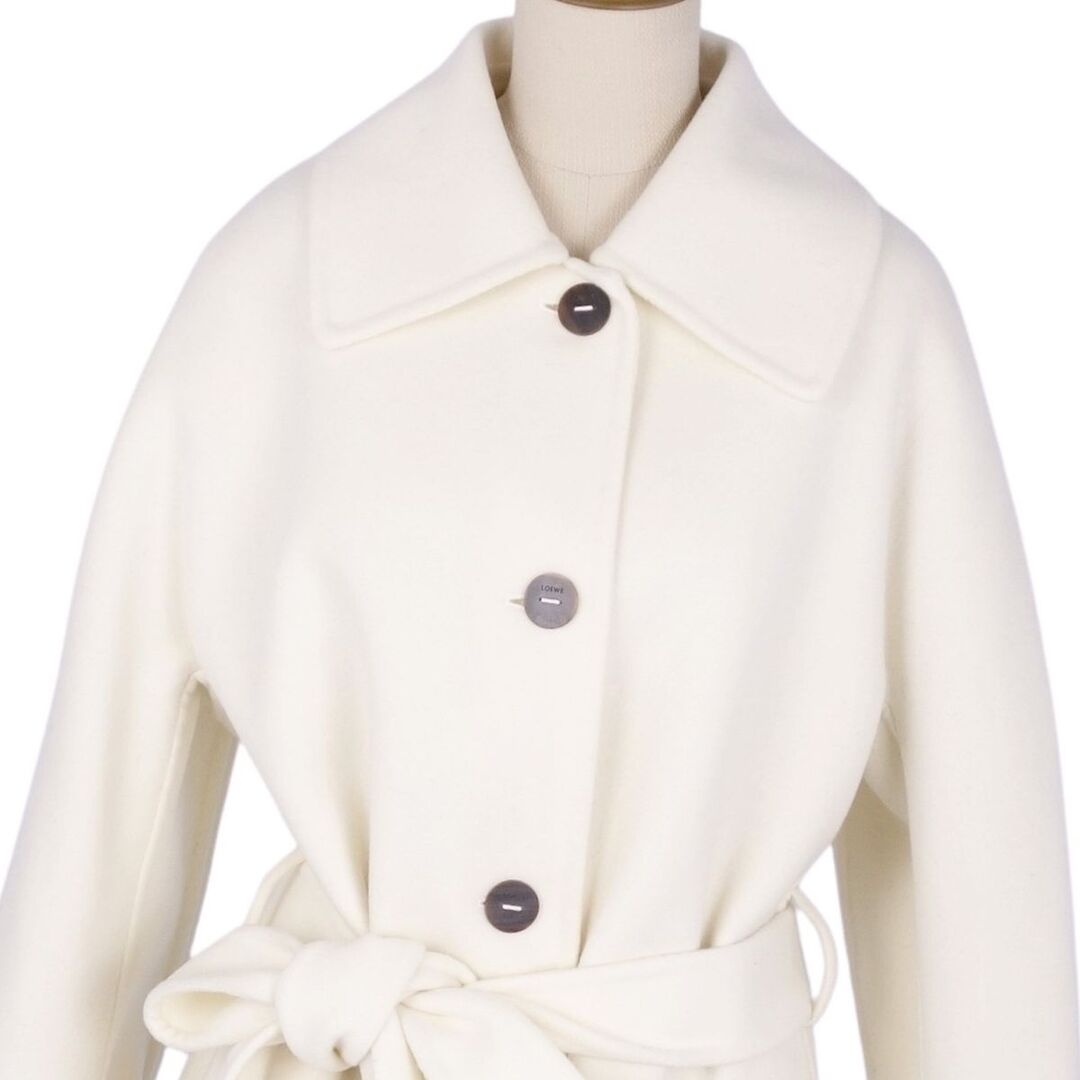 LOEWE - 美品 ロエベ LOEWE コート ベルト付き ロングコート ダブル