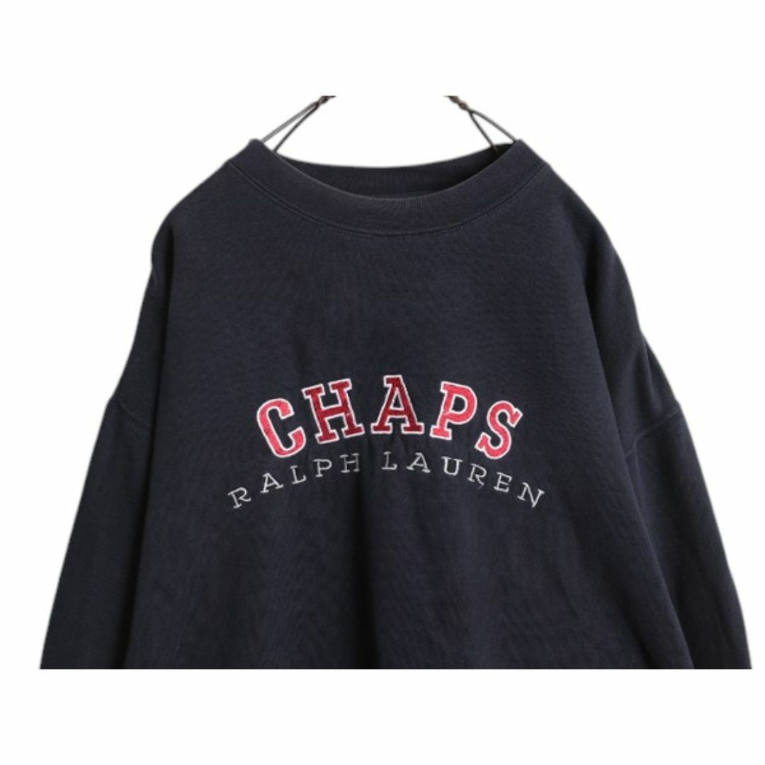 Ralph Lauren - 90s チャップス ラルフローレン ロゴ 刺繍 スウェット
