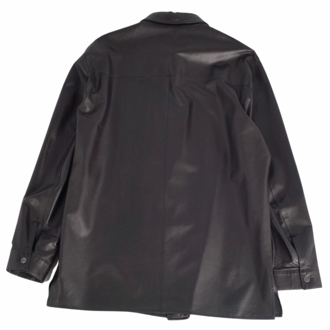 HERMES - 美品 エルメス HERMES シャツ レザーシャツ ラムレザー