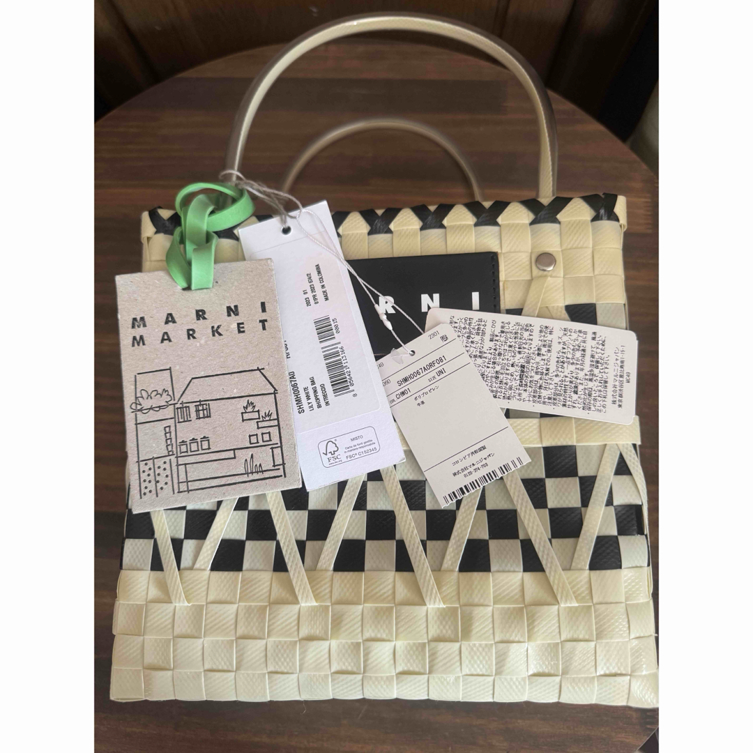 MARNI - マルニマーケット ステンシルバッグ ホワイトの通販 by