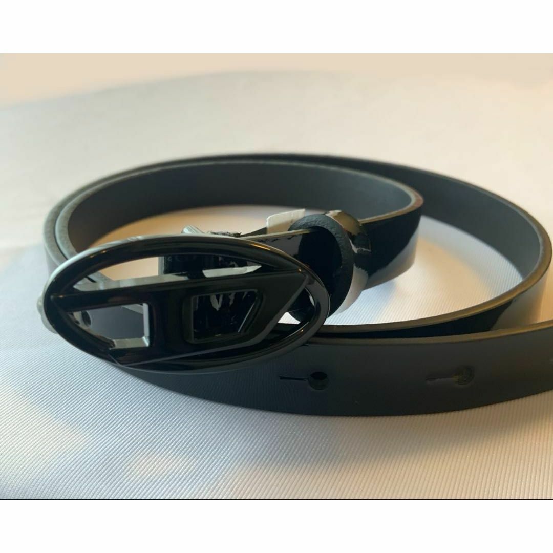 DIESEL - DIESEL BELT 80 B-PLAY 15 X10323 ロゴ 光沢の通販 by