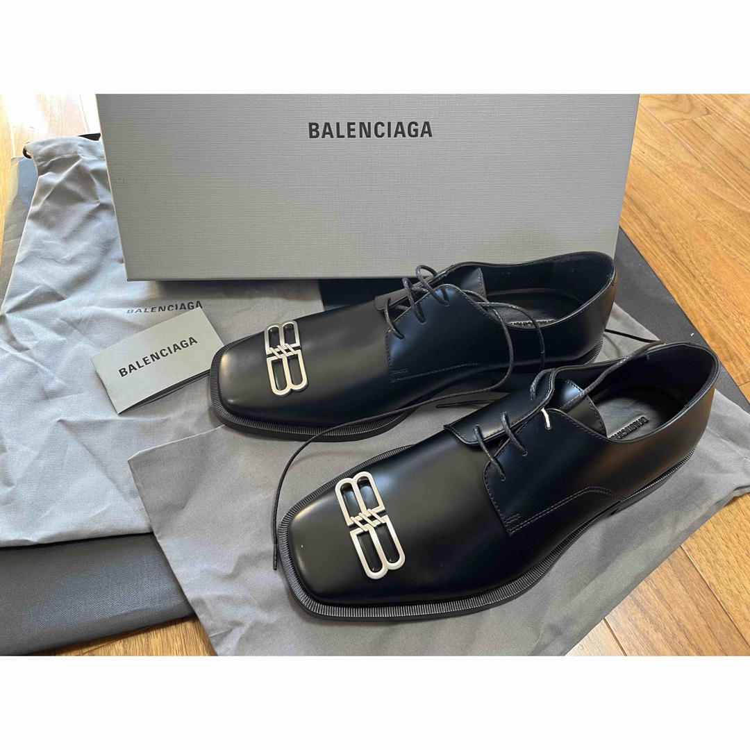 BALENCIAGA - 【約15万・新品・希少】バレンシアガ BBロゴ ダービー