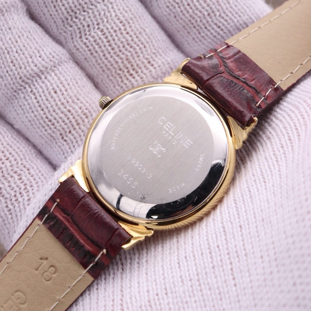 CELINE - 正規品【新品電池】CELINE H2903-3/動作品 人気モデル