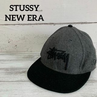 STUSSY - Stussy✖️NEW ERA コラボキャップ 刺繍ロゴ ストリート