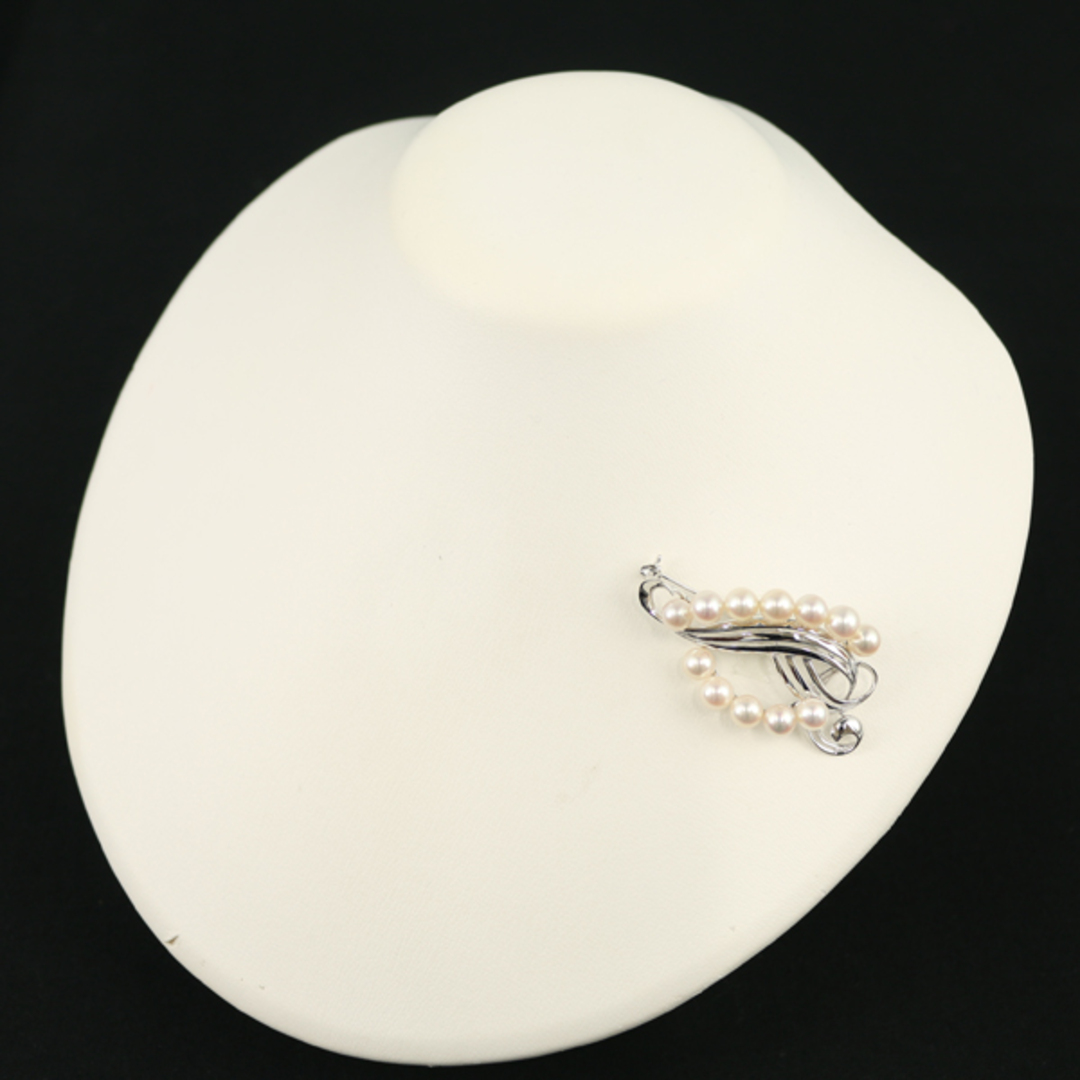 MIKIMOTO - ミキモト ブローチ パール 真珠 5.7-6.2mm シルバー の通販