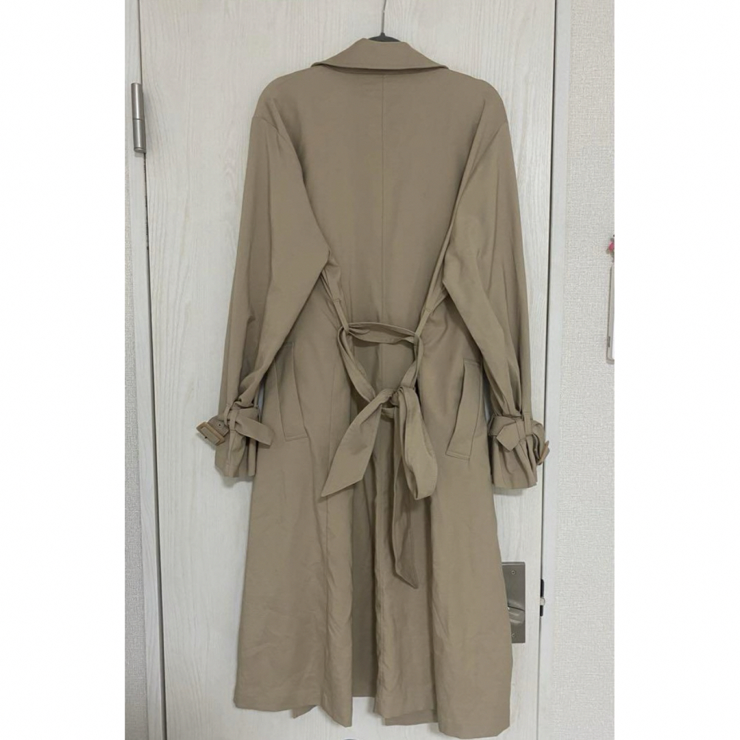 w closet - w closet ベルト付ツイルトレンチコート 春コート ベージュ