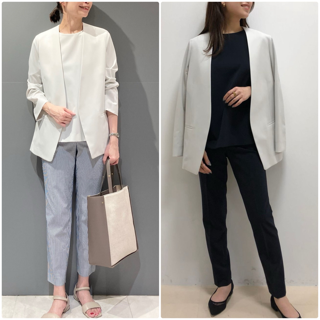 Theory luxe - 新品 theory luxe 24SS Sycamore2 ノーカラージャケット