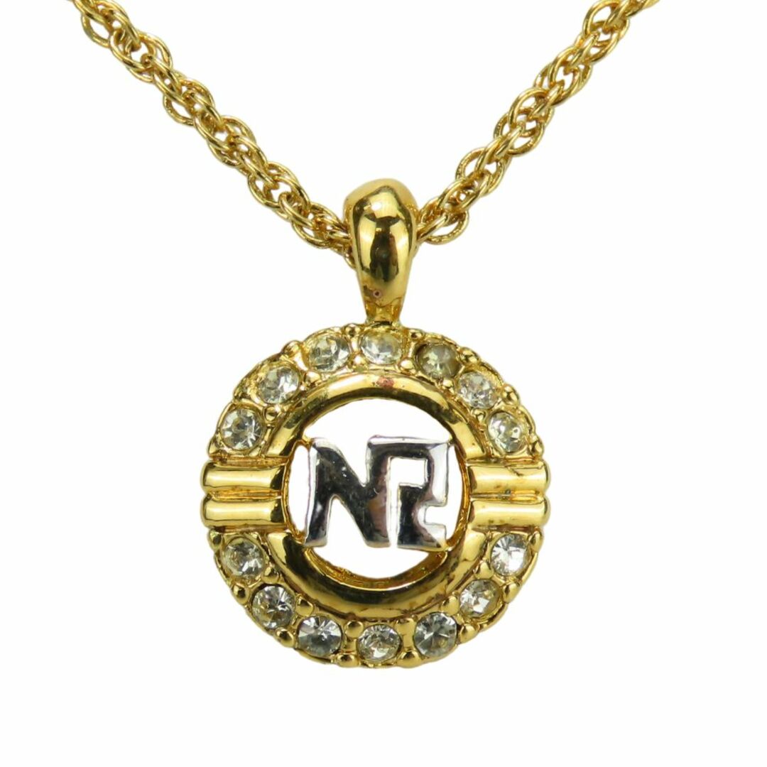 NINA RICCI - 【中古】 ニナリッチ ネックレス メタル ゴールド
