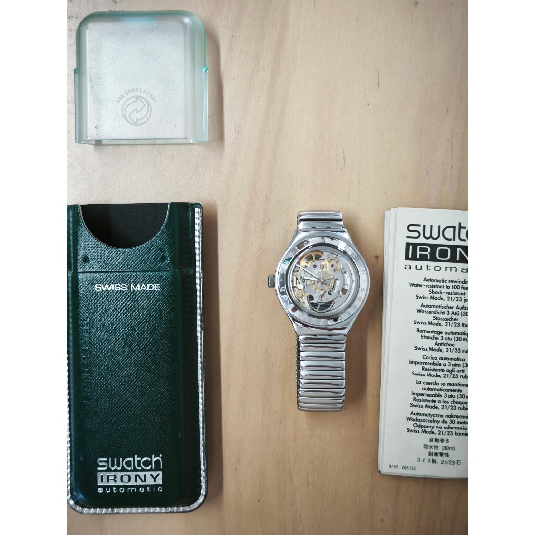 swatch - Swatch IRONY AUTOMATIC 自動巻 両面スケルトンの通販 by