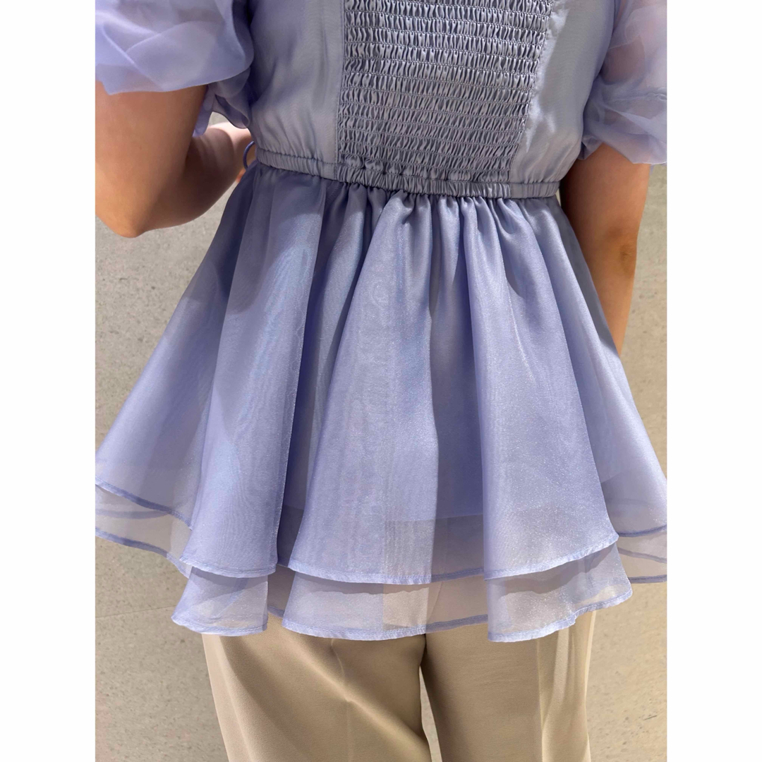 SNIDEL - 定価以下✨️ snidel スナ シアーチュニックブラウス 25ssの