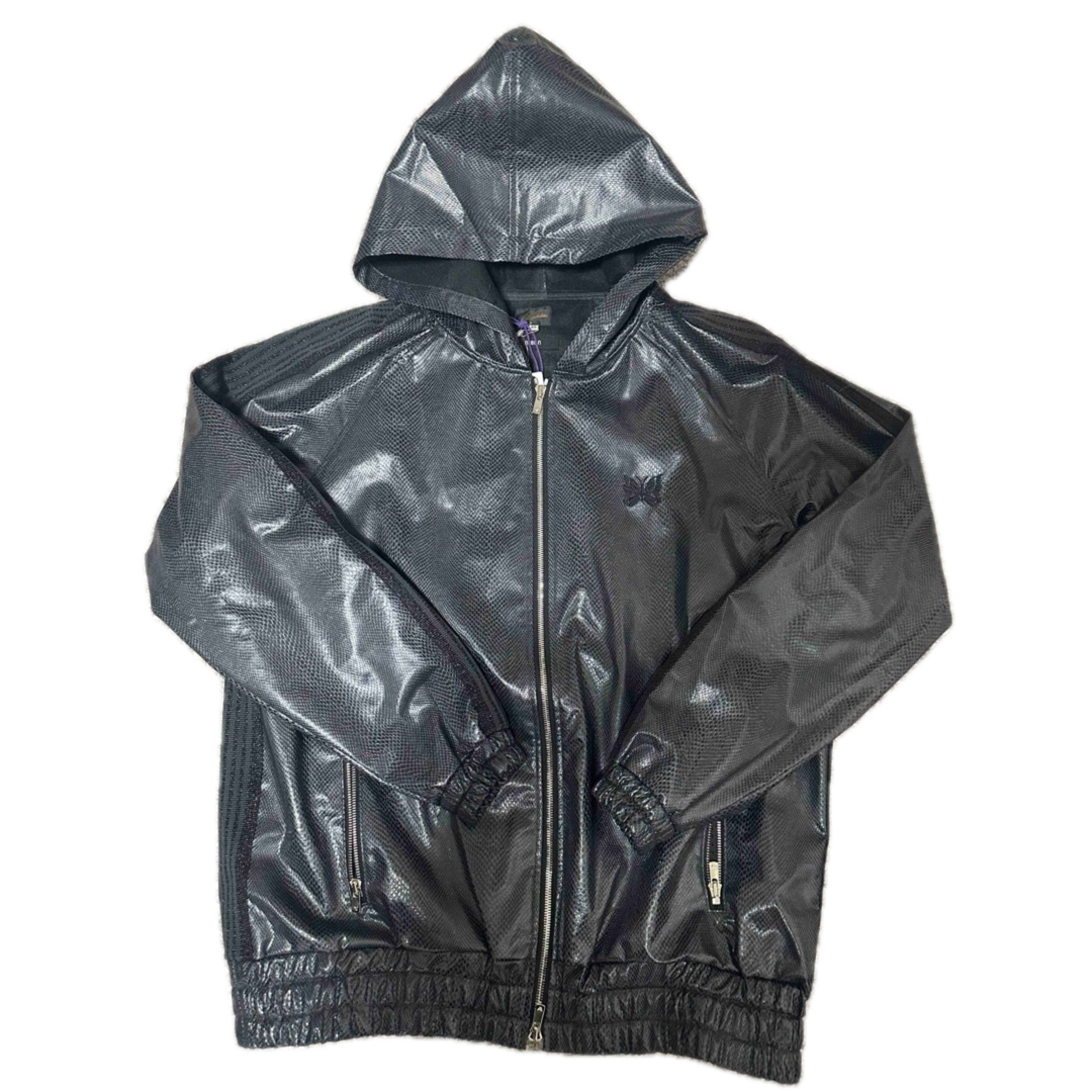 Needles - needles nubian 別注 トラックフーディ レザー BADHOP XLの